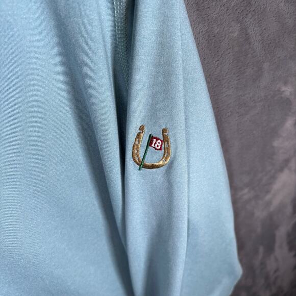 Swannies Golden Horseshoe Golf Club 1/4 Zip Pullover Men’s L - Picture 3 of 5